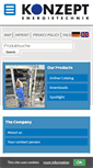 Mobile Screenshot of konzept-energietechnik.com
